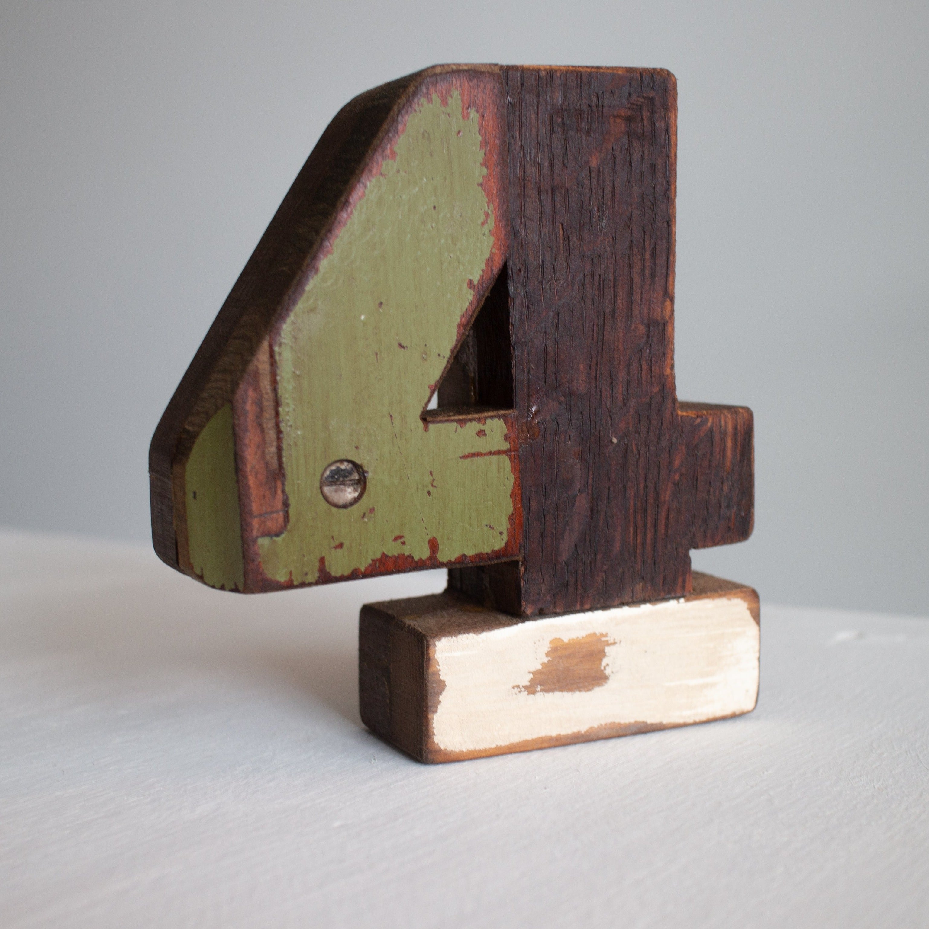 Reclaimed Wooden Letters