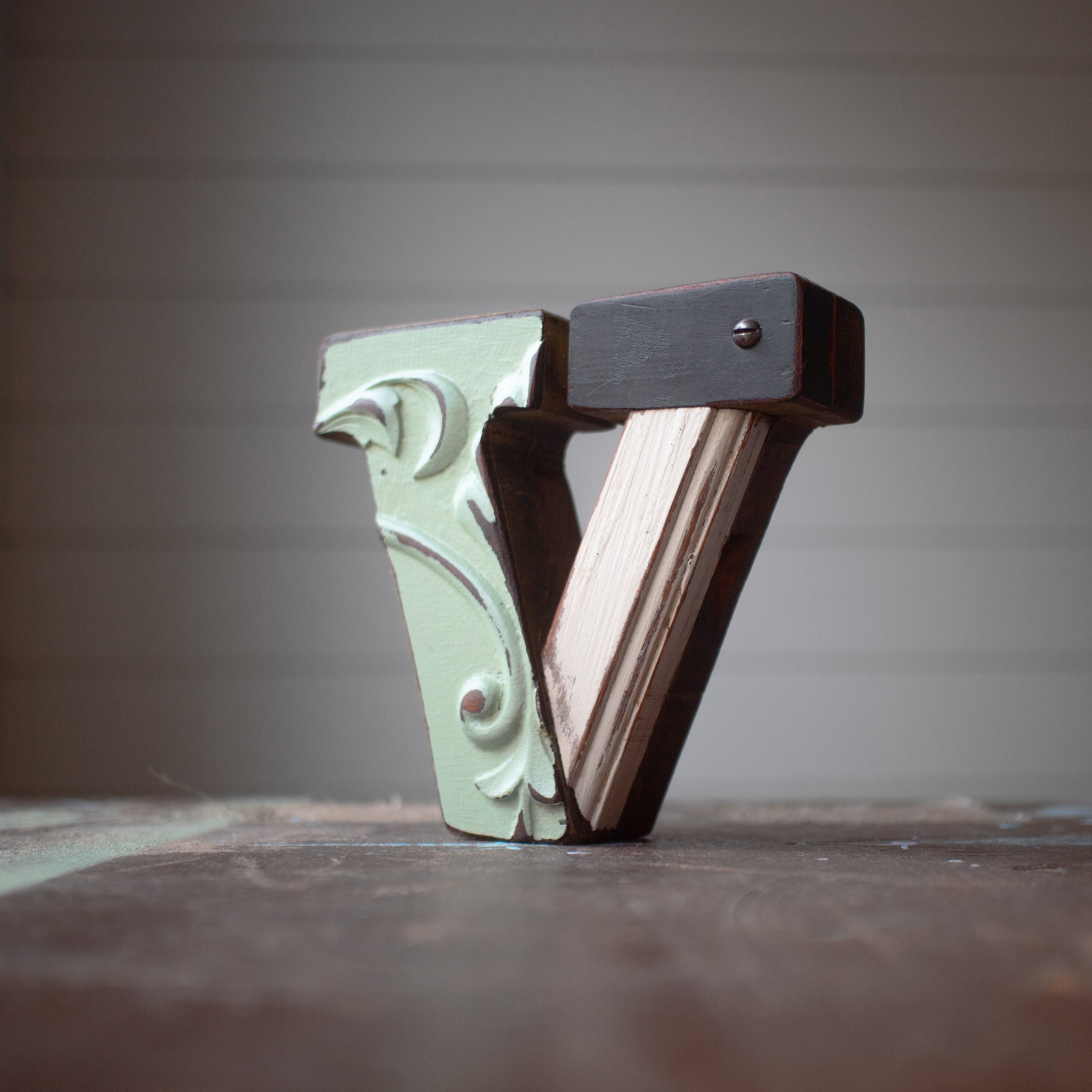 Reclaimed Wooden Letters