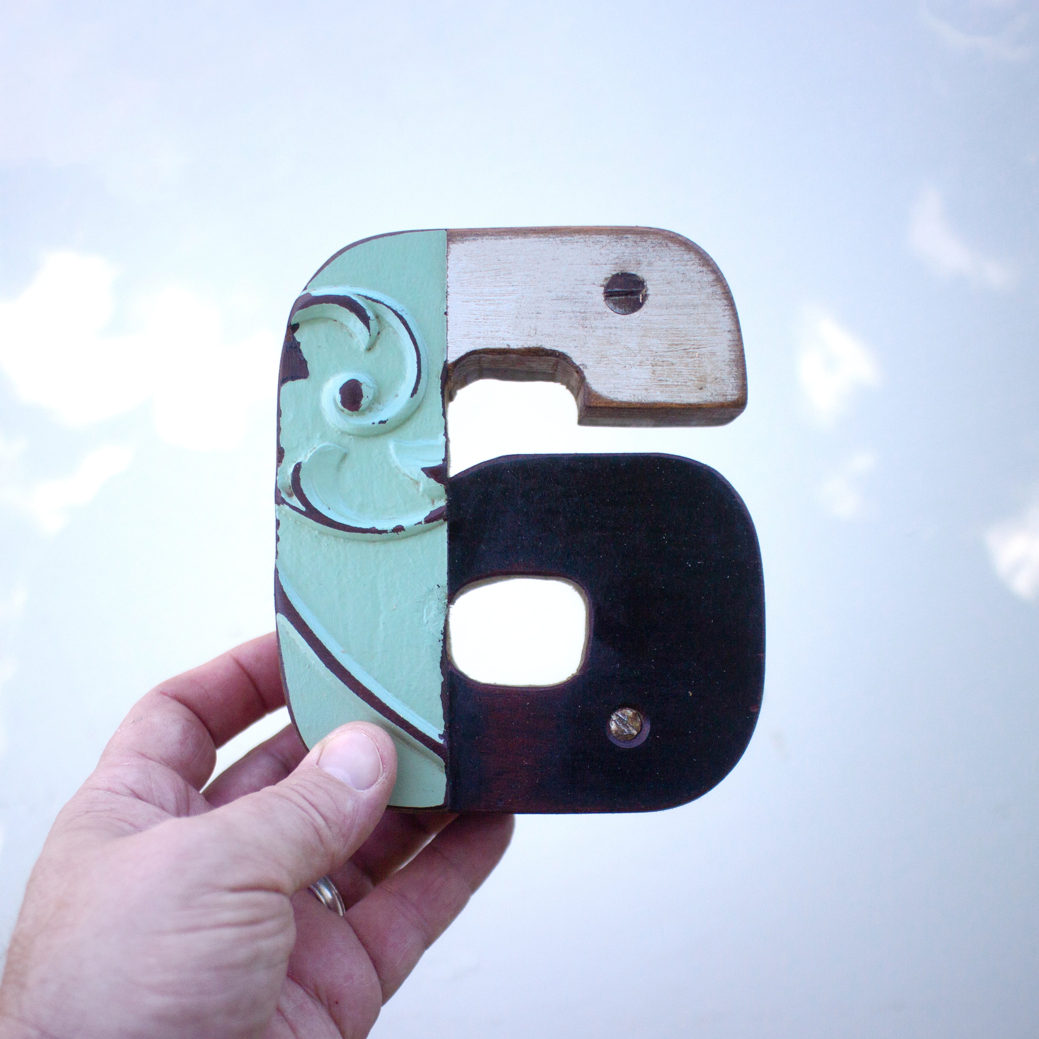 Reclaimed Wooden Letters