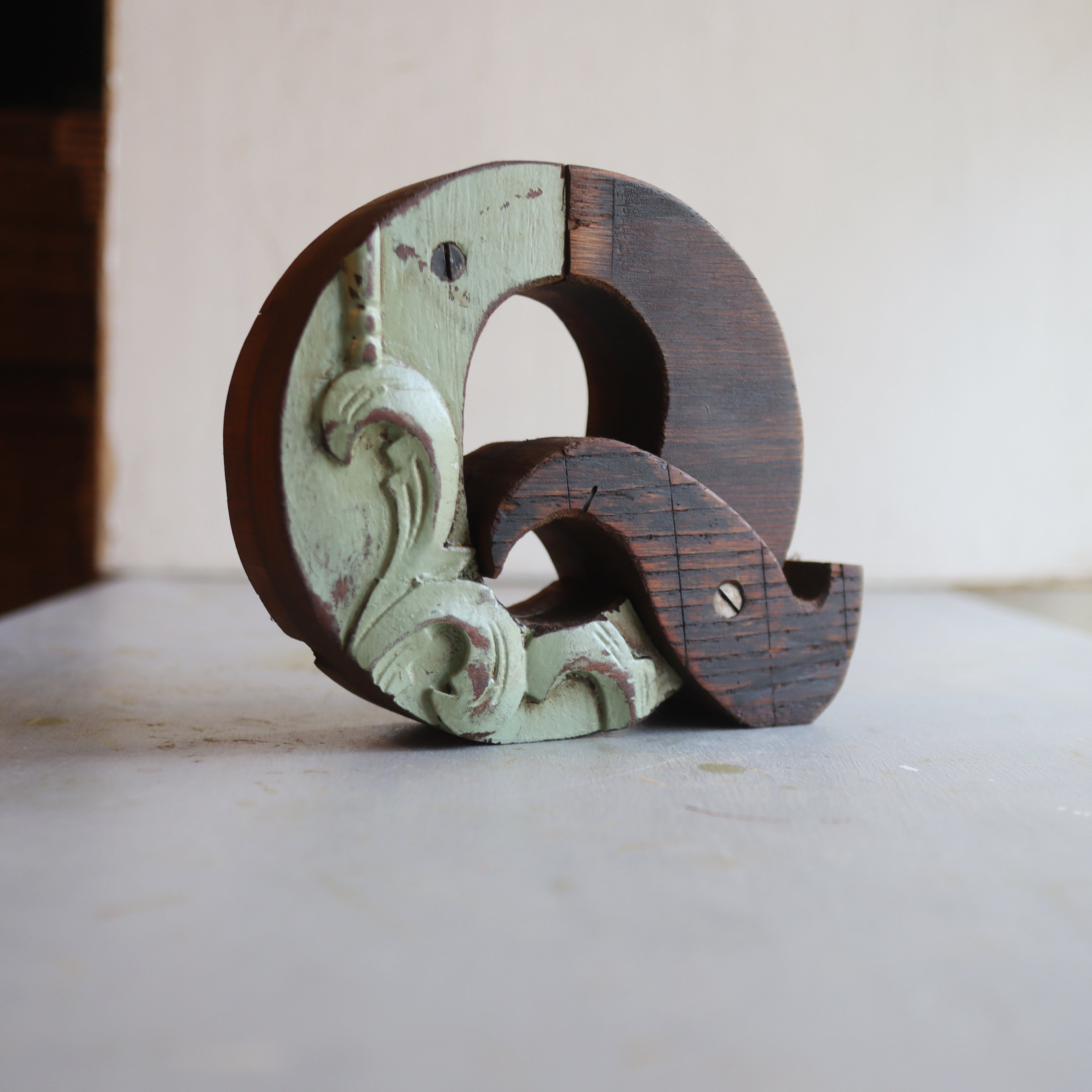 Reclaimed Wooden Letters