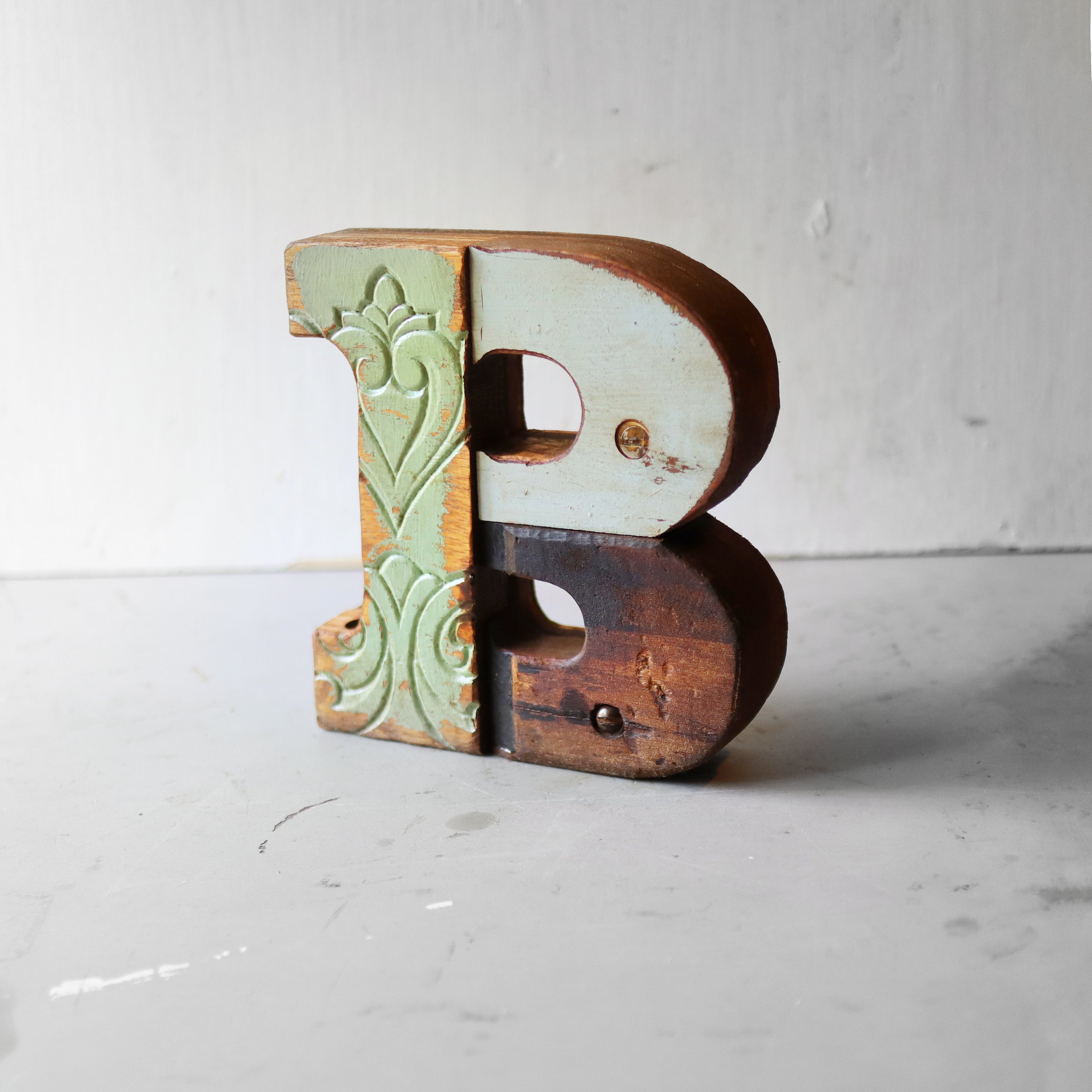 Reclaimed Wooden Letters