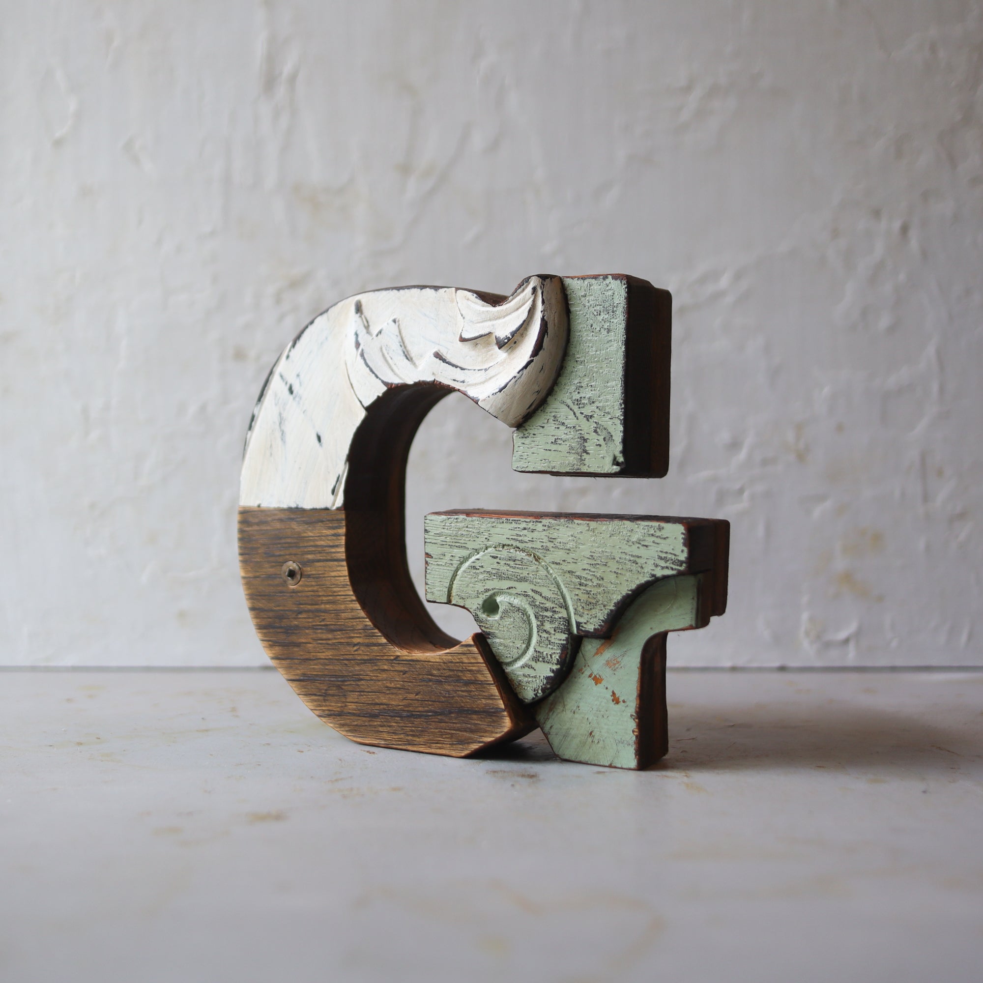 Reclaimed Wooden Letters