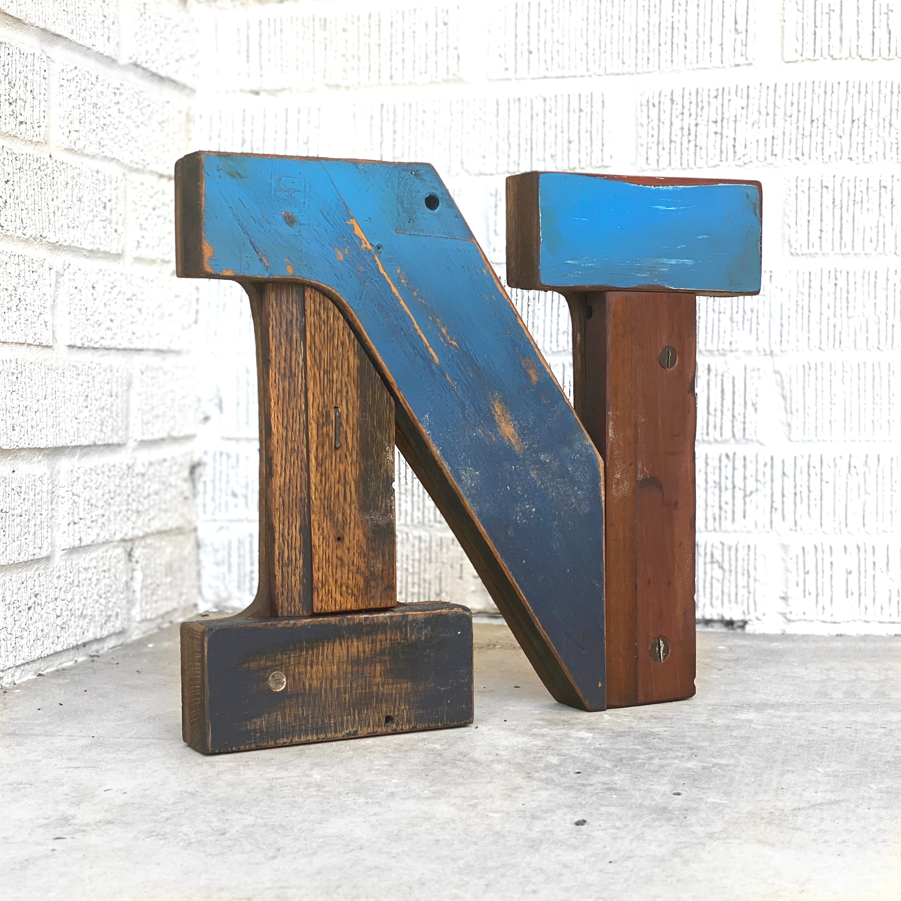 Reclaimed Wooden Letters
