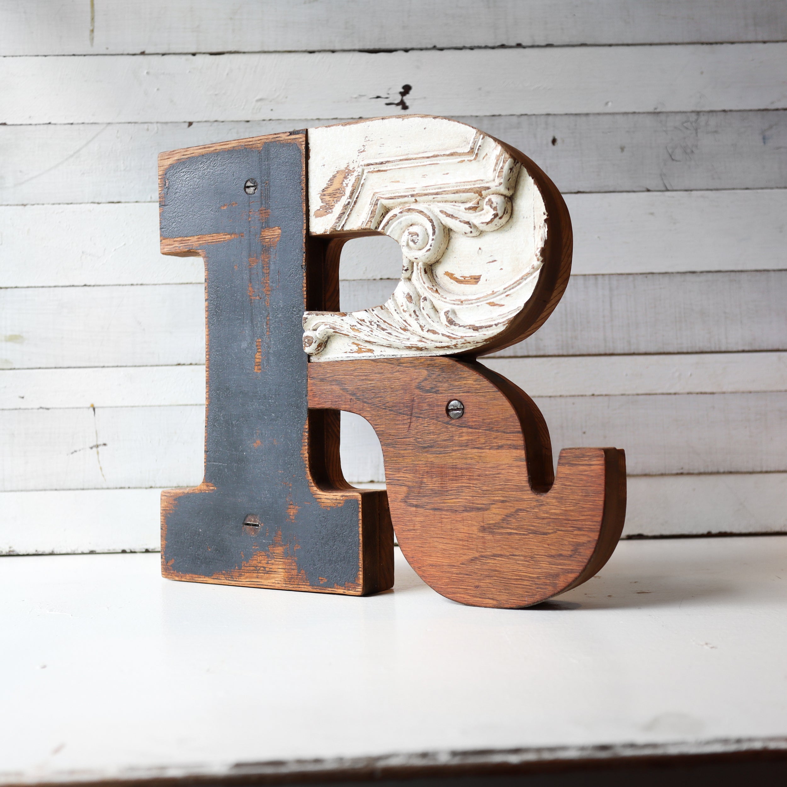 Reclaimed Wooden Letters