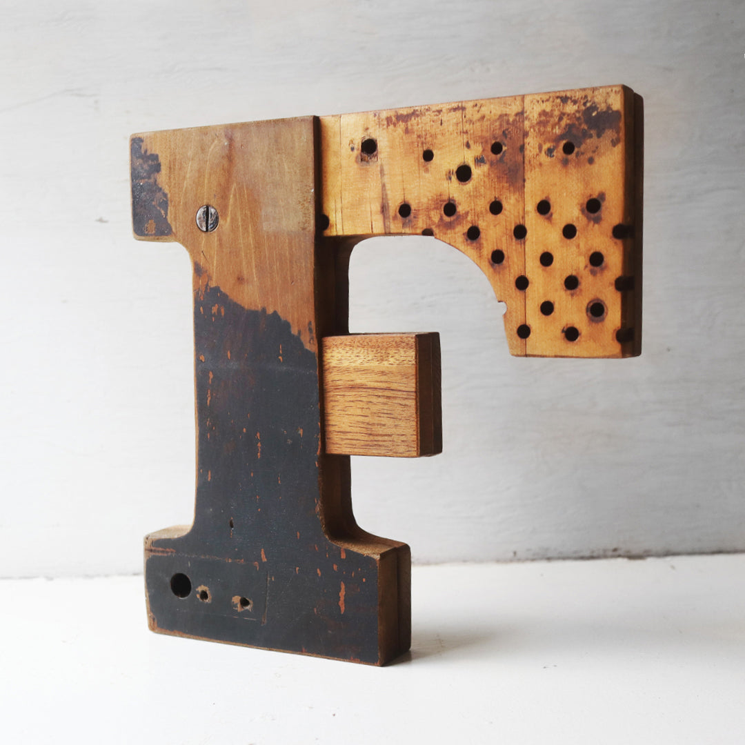 Reclaimed Wooden Letters
