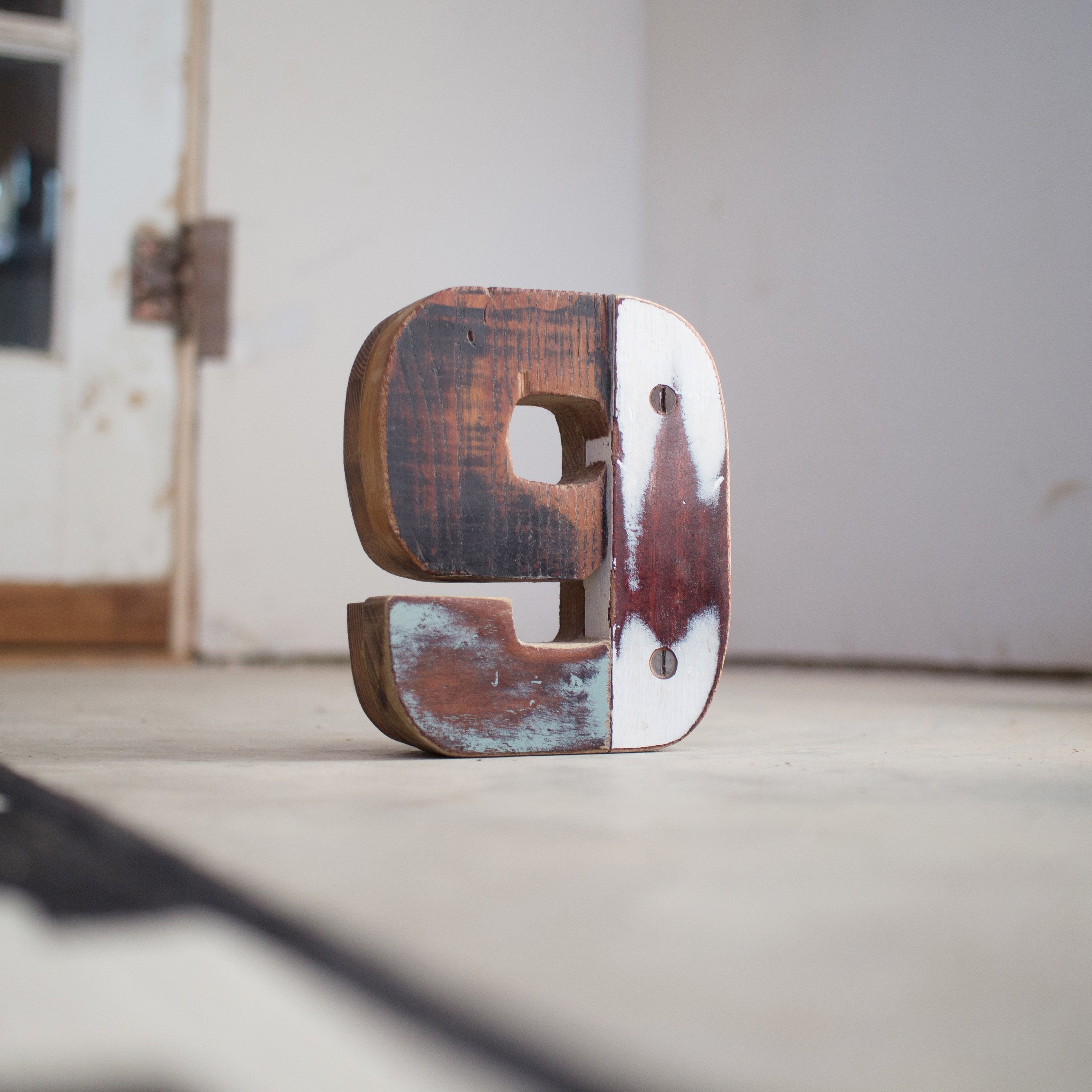 Reclaimed Wooden Letters