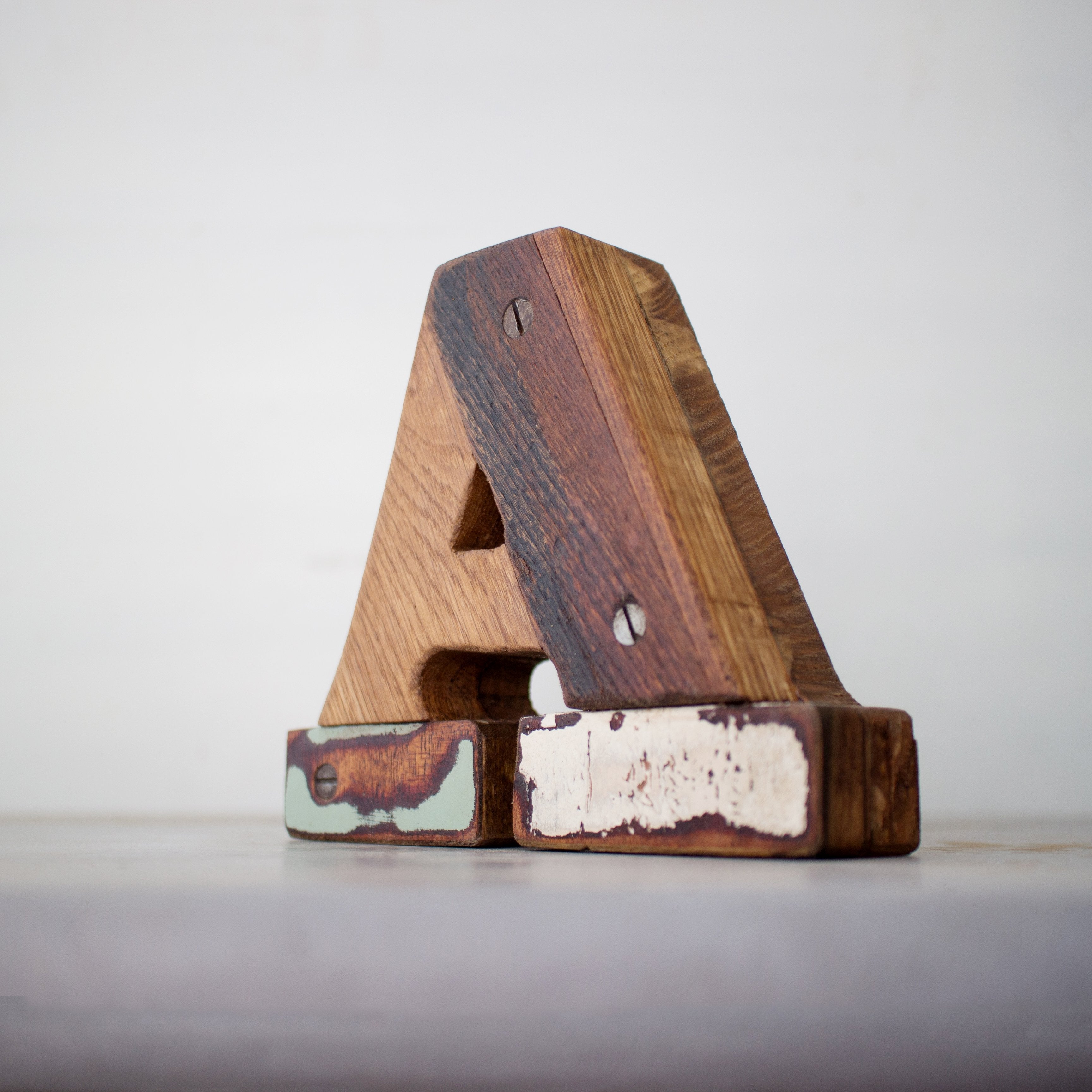 Reclaimed Wooden Letters