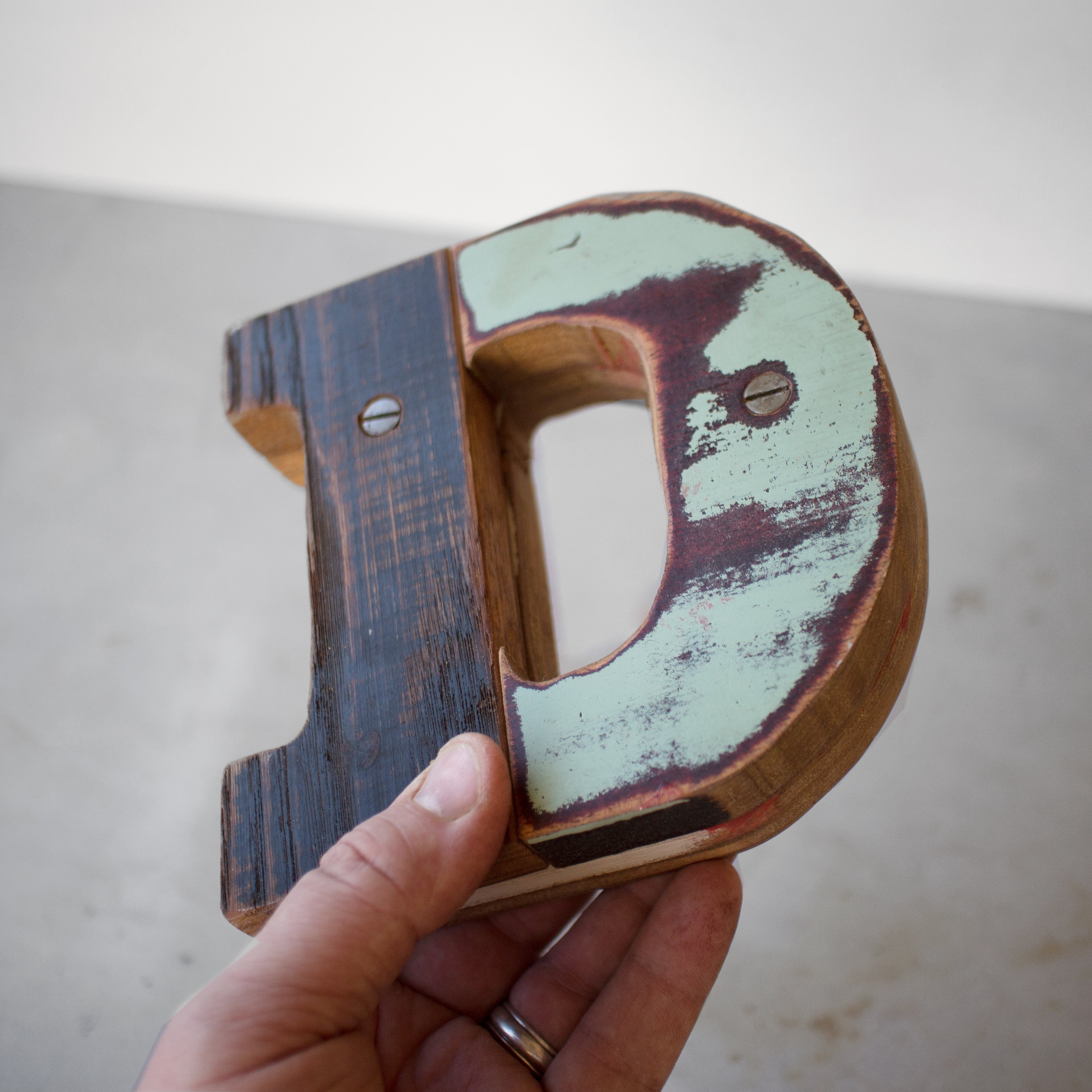 Reclaimed Wooden Letters