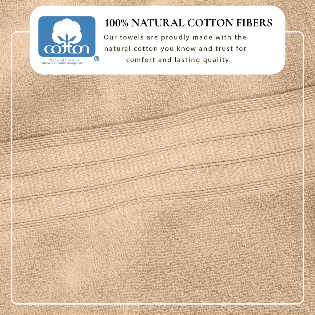 100% Cotton Premium Bath Towel Set - Chiara Collection