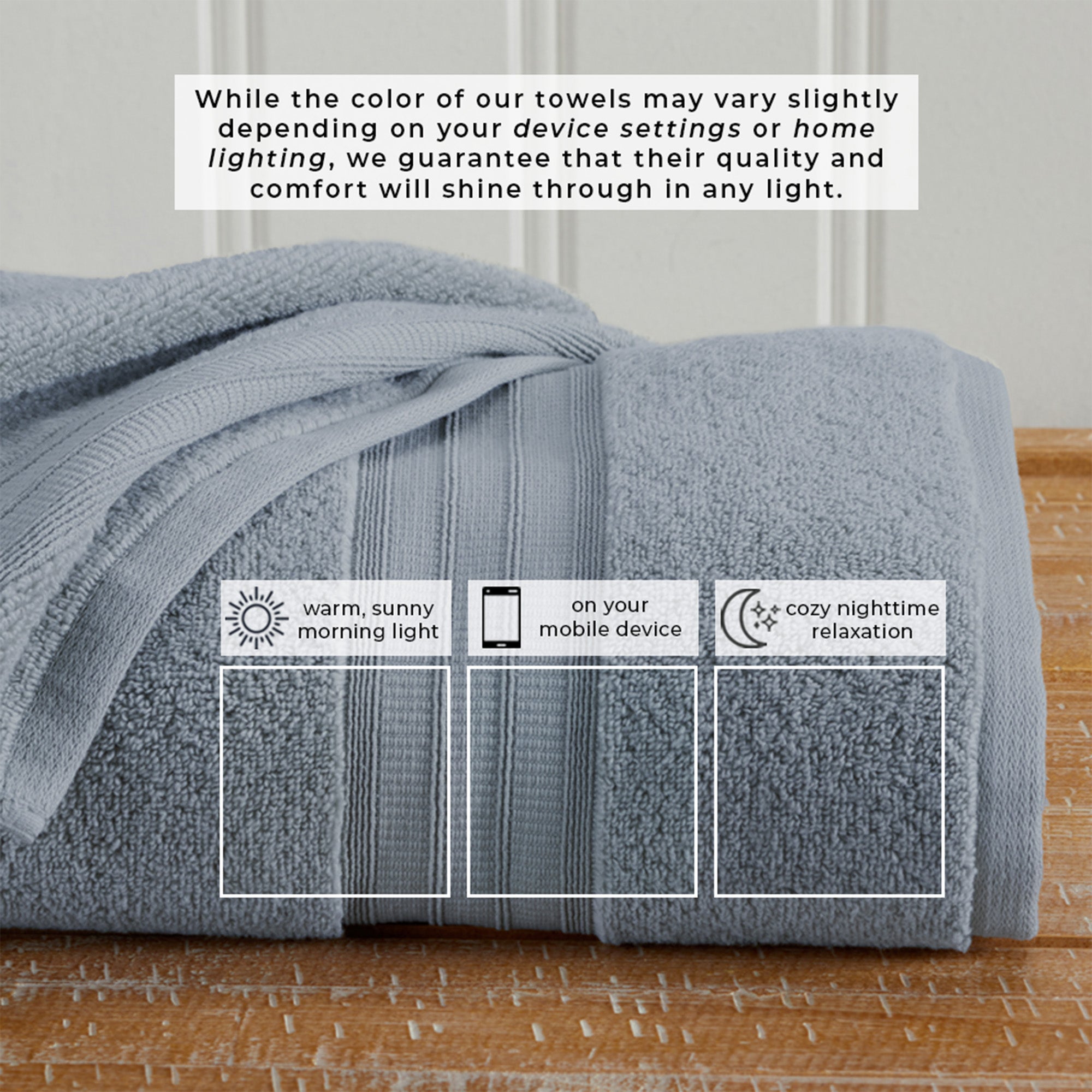 100% Cotton Premium Bath Towel Set - Chiara Collection