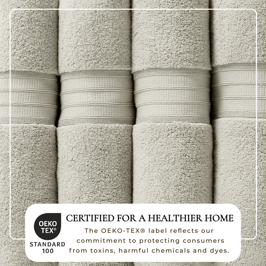 100% Cotton Premium Bath Towel Set - Chiara Collection