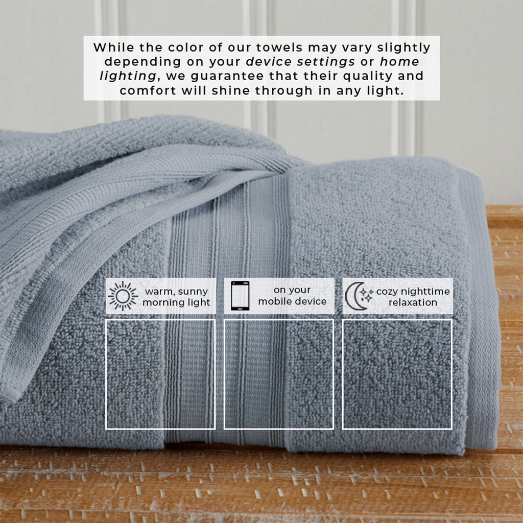 100% Cotton Premium Bath Towel Set - Chiara Collection