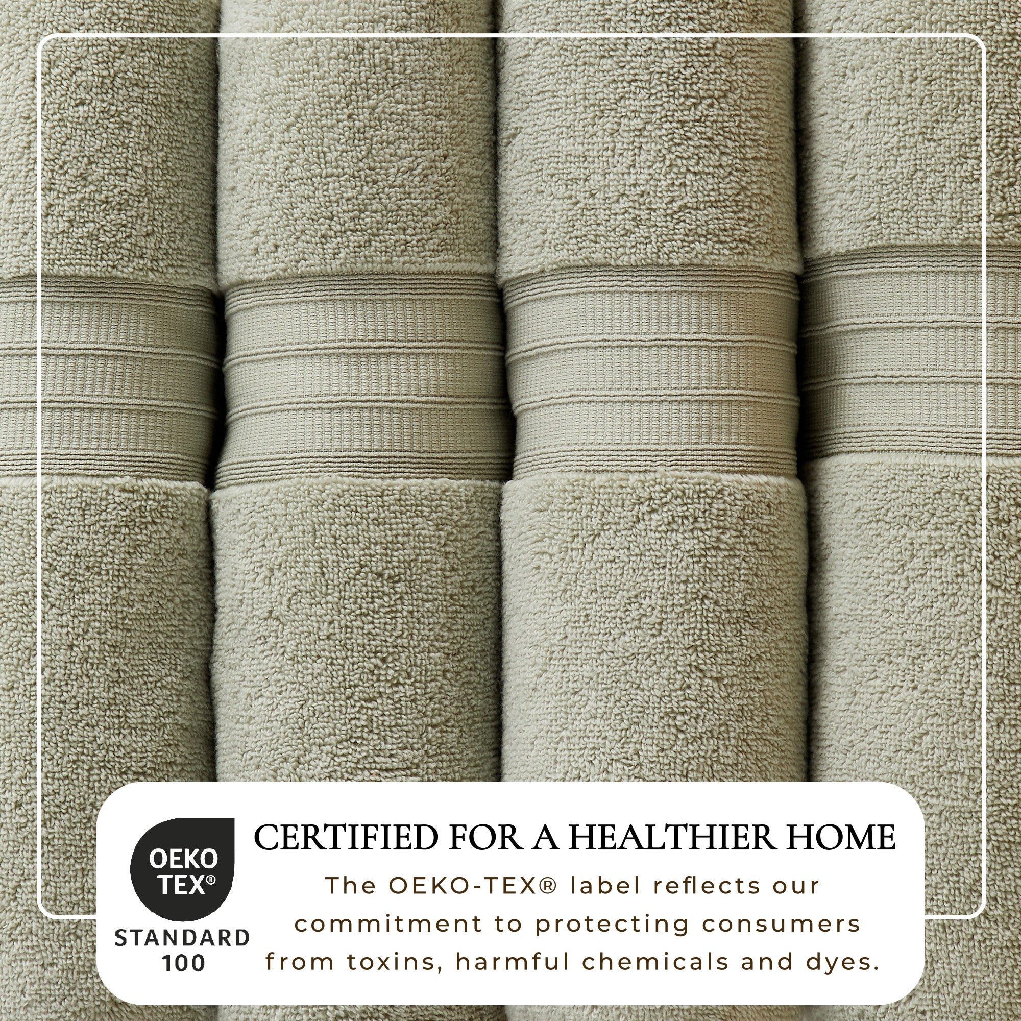 100% Cotton Premium Bath Towel Set - Chiara Collection